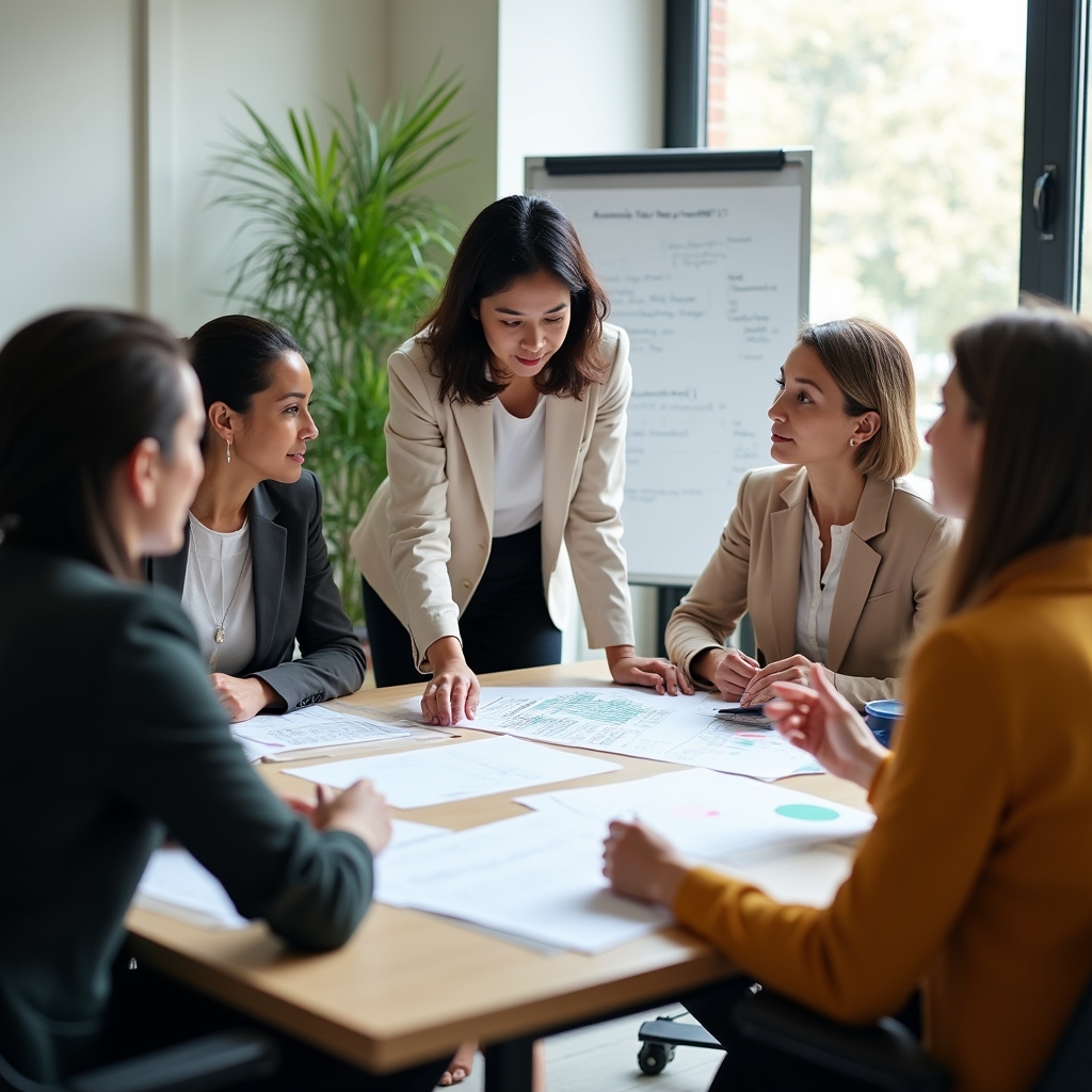 Team che analizza un caso studio di supply chain